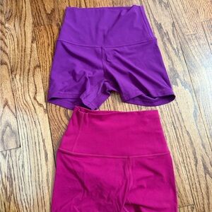 Lululemon biker shorts bundle